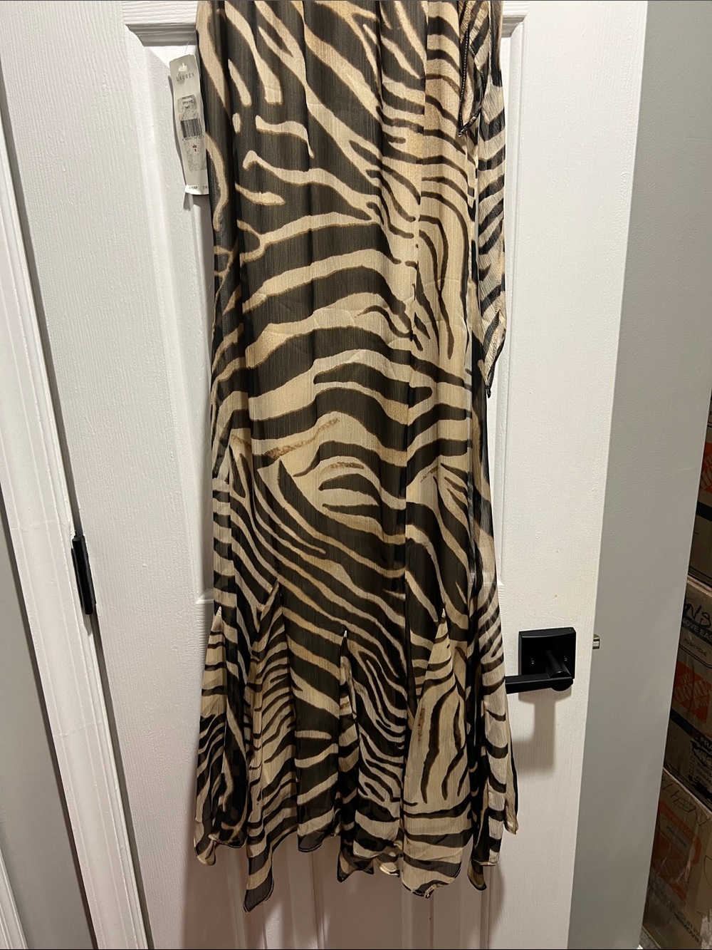 LAST CHANCE🧾 Ralph Lauren Zebra Print Maxi Dress; NWT; Buy 2 @ $50 Sale!! - Picture 2 of 13